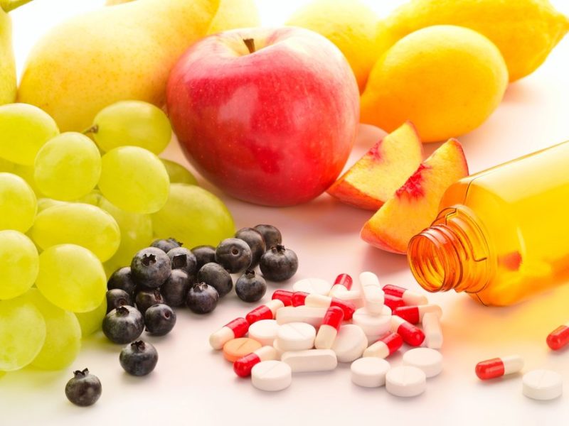 Прием витаминов и пробиотиков